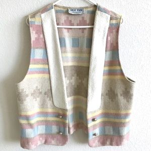 VINTAGE | Eagle River Traders Wool Aztec Vest